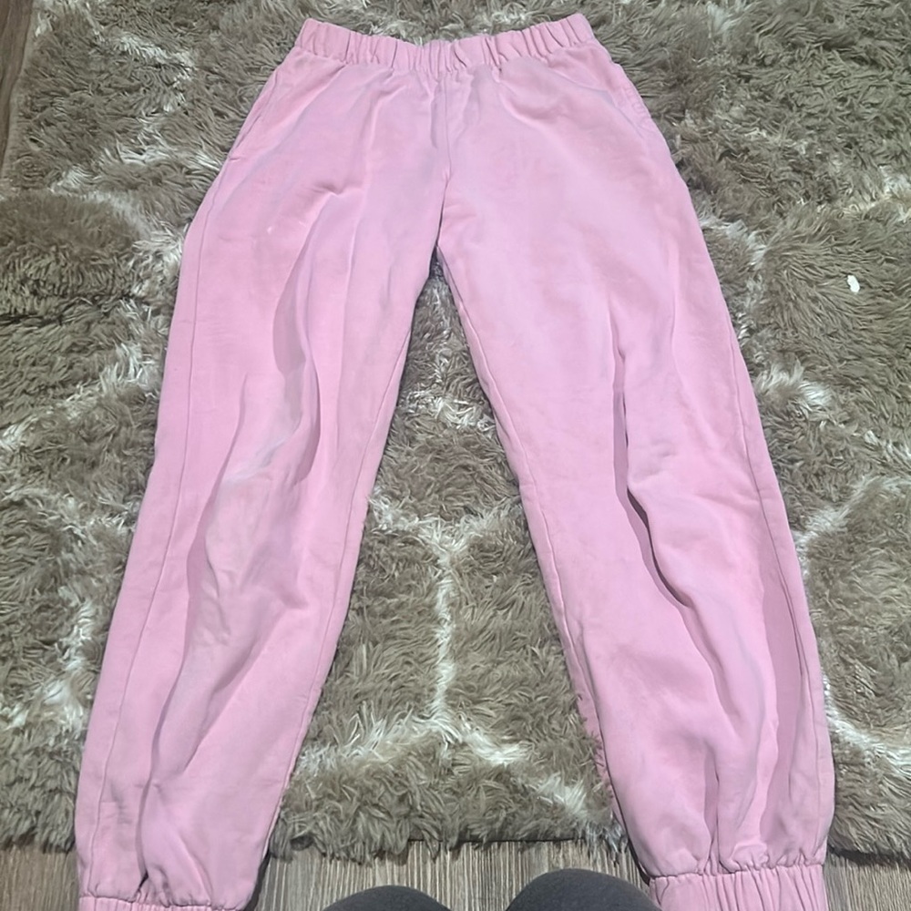 pink brandy sweatpants